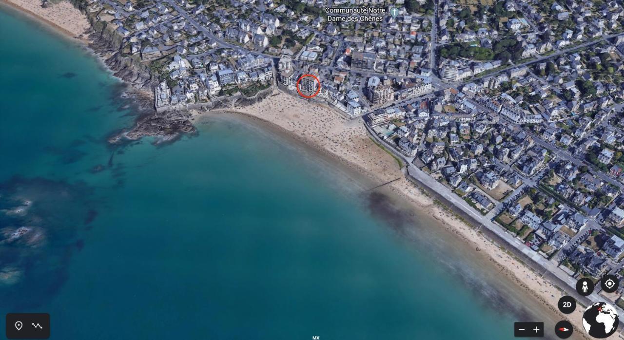 Appartement Les Pieds Dans L'Eau - Residence Sur La Plage 圣马洛 外观 照片